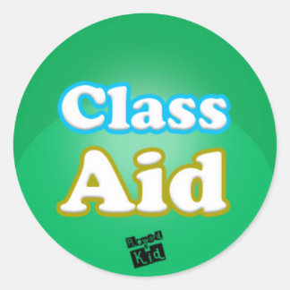 Sticker Rond Aides de classe (série de 20)