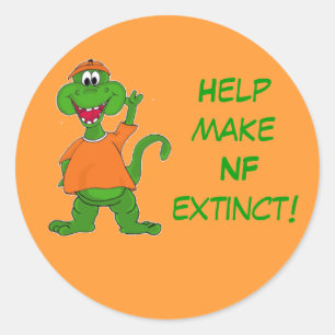Sticker Rond Aidez à éteindre NF !