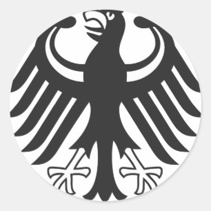 Sticker Rond Aigles fédéraux allemands
