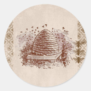 Sticker Rond Aiguille Vintage