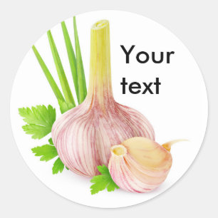 Sticker Rond Ail frais