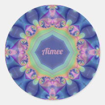 AIMEE ~ Pastel Abstrait Motif Kaleidoscope ~