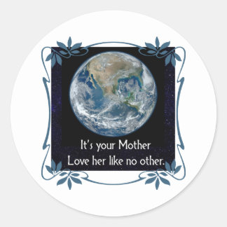 Sticker Rond Aimez votre mère