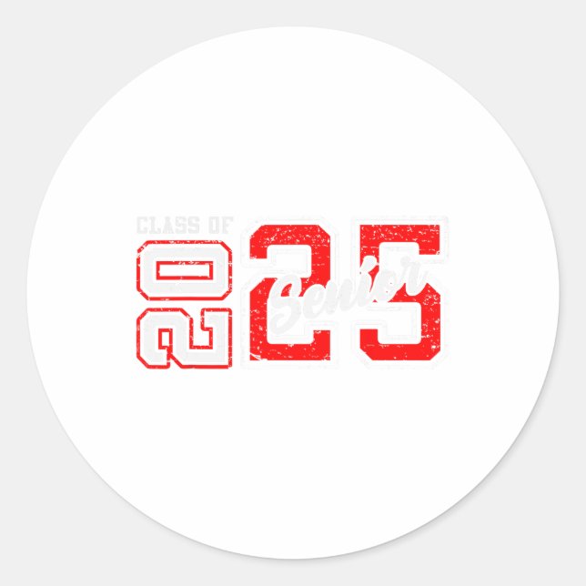 Sticker Rond Aînés Diplôme 2025 Aînés 2025 Cl De 2025 (Devant)