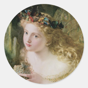 Sticker Rond Ainsi, votre fée est faite des plus belles choses