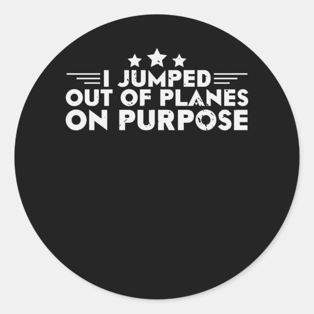 Sticker Rond Air Force - Military Design (Devant)