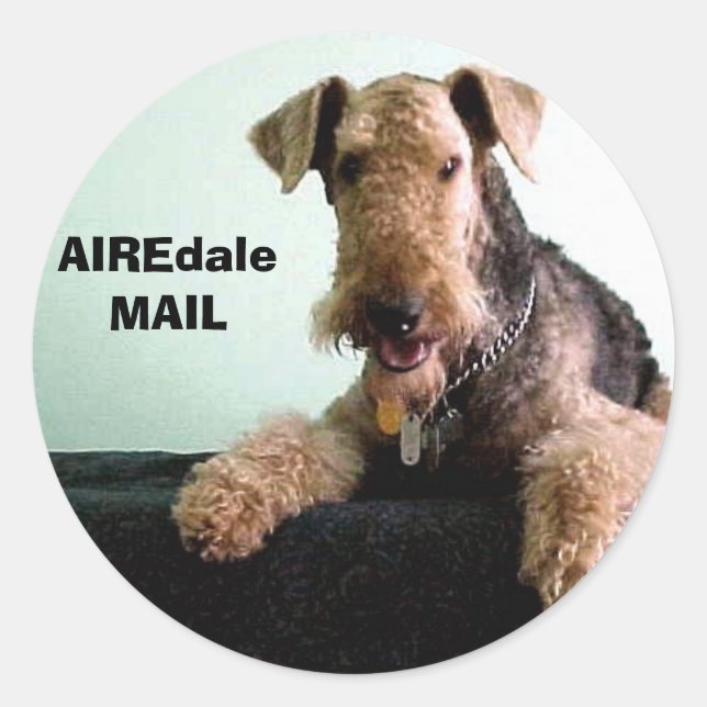 Sticker Rond AIREdale (Devant)