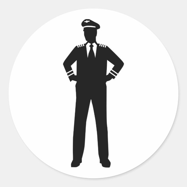 Sticker Rond Airline (Devant)