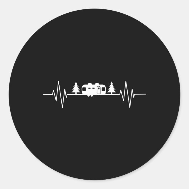 Sticker Rond Airstream Hebeat Airstream Camera Airstream (Devant)