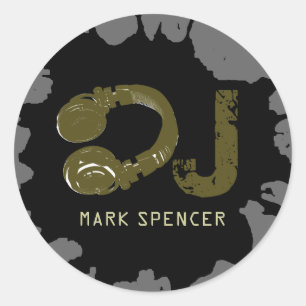 Sticker Rond ajouter le nom du DJ