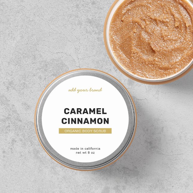 Sticker Rond Ajouter une marque entièrement personnalisée Coule (Créateur téléchargé)