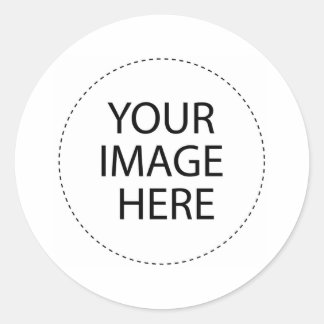 Sticker Rond Ajouter votre image ou votre texte ici