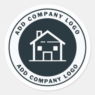 Sticker Rond Ajouter votre logo professionnel