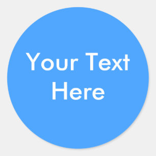 Sticker Rond Ajoutez votre image ou texte ici