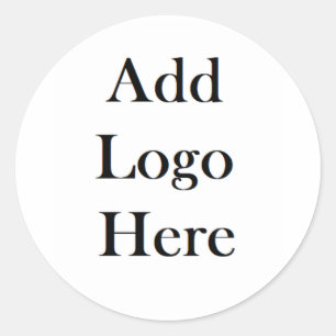 Sticker Rond Ajoutez votre logo à cette