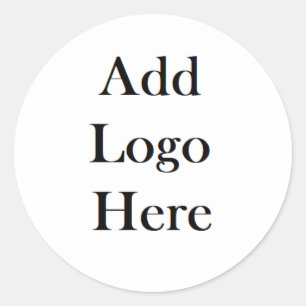 Sticker Rond Ajoutez votre logo à cette