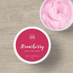 Sticker Rond Ajoutez votre logo, script couleur personnalisé et