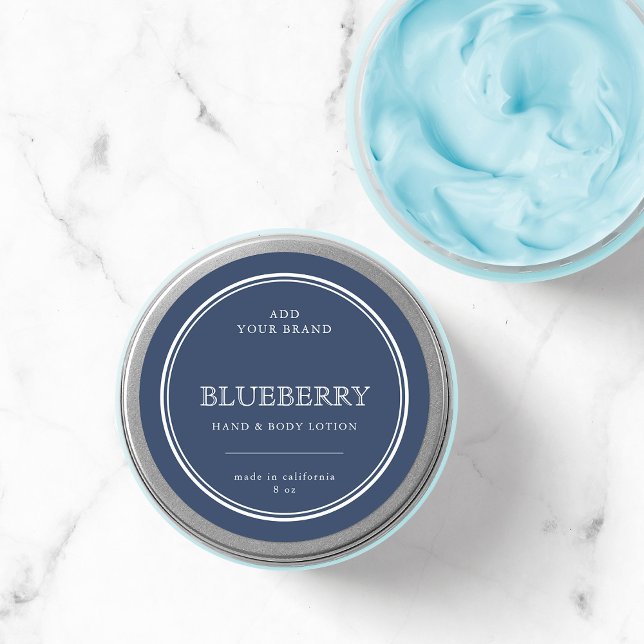 Sticker Rond Ajoutez votre marque Classic Custom Colours Étique (Créateur téléchargé)