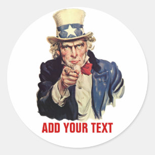 Sticker Rond Ajoutez votre texte