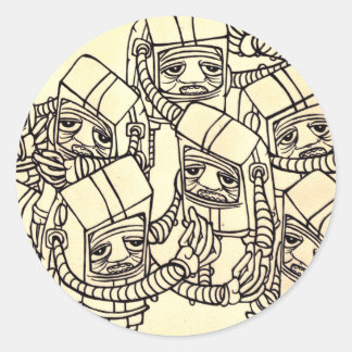STICKER ROND AKAYO1
