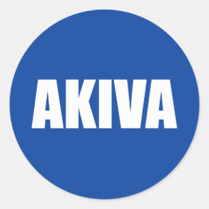 Sticker Rond Akiva
