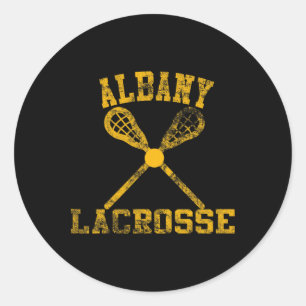Sticker Rond Albany Lacrosse vintage