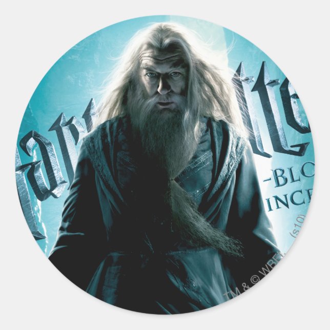 Sticker Rond Albus Dumbledore HPE6 1 (Devant)