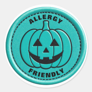 Sticker Rond Alerte aux friandises non alimentaires sans allerg