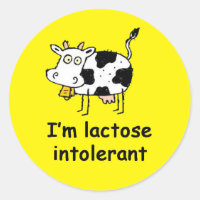Alerte d'allergie intolérante au lactose