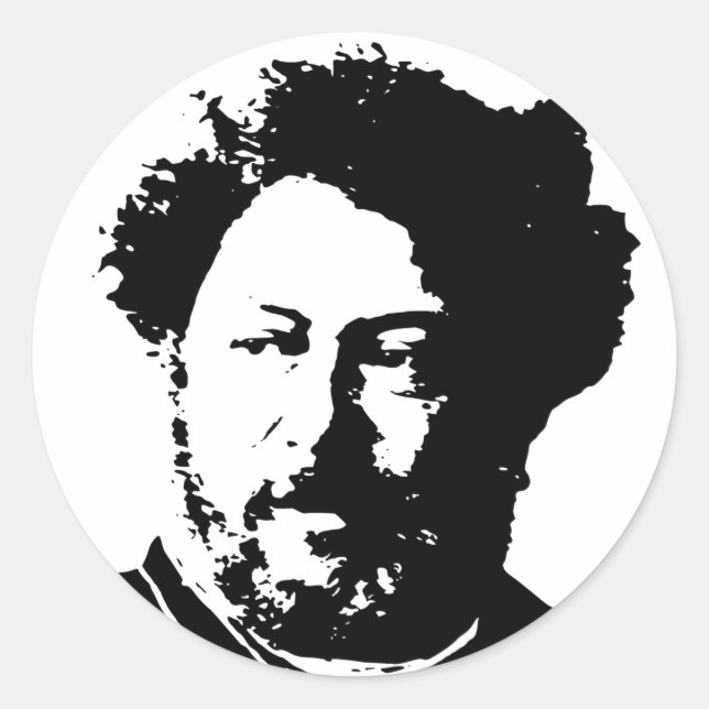 Sticker Rond Alexandre Dumas (Devant)