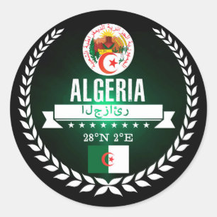 Sticker Rond Algérie