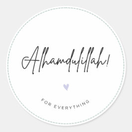 Sticker Rond Alhamdulillah