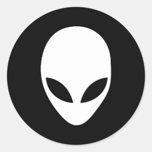 Sticker Rond Alien