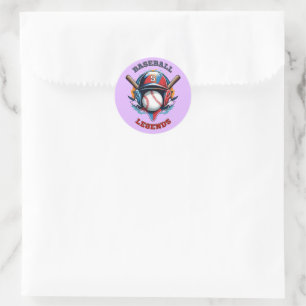 Sticker Rond All-Star Spirit : Classique Baseball Essentials Sp
