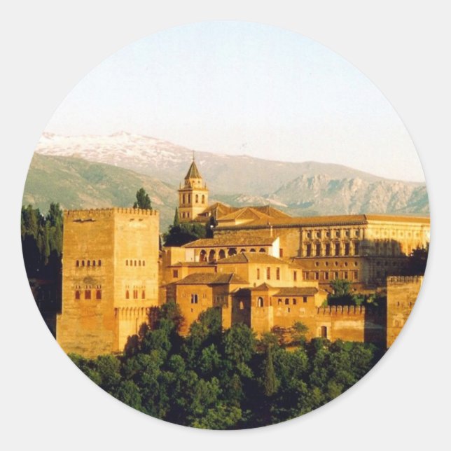 Sticker Rond allambra (Devant)