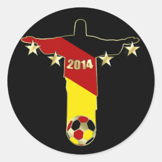 Sticker Rond Allemagne Champions Deutschland Christus Erlöser