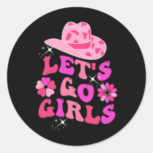 Sticker Rond Allez, fille Casquette Pays Valentine Mariée