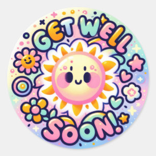 Sticker Rond Allez-y bientôt