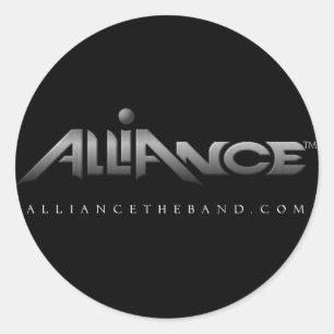 Sticker Rond Alliance entourent l'autocollant