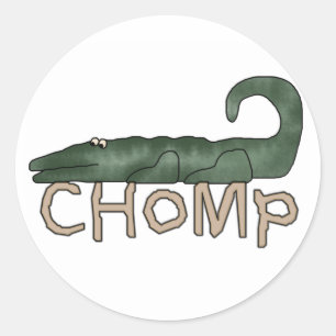 Sticker Rond Alligator