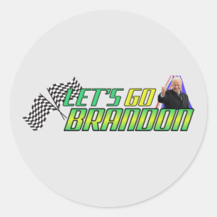 Sticker Rond Allons Brandon