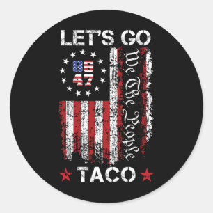 Sticker Rond Allons Taco Chemise Allons Taco 21