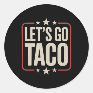 Sticker Rond Allons Taco Chemise Allons Taco 29