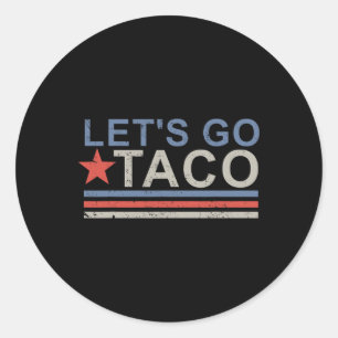 Sticker Rond Allons Taco Chemise Allons Taco 7