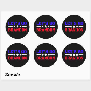 Sticker Rond Allons-y Brandon