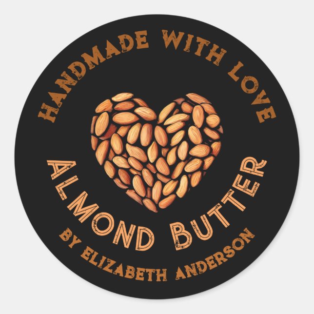 Sticker Rond Almond (Devant)