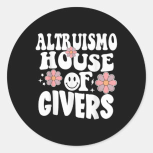 Sticker Rond Altruismo Maison Des Givers Rca Givers