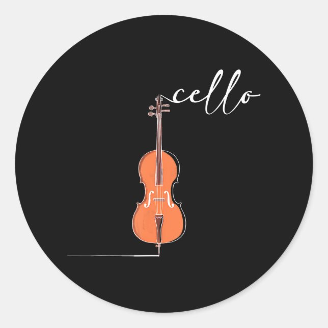 Sticker Rond Amateurs de musique d'instruments de musiciens de  (Devant)