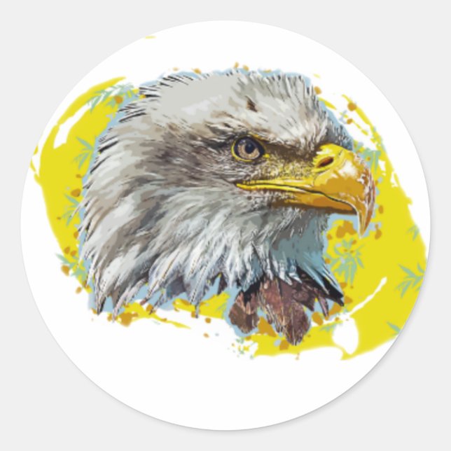 Sticker Rond Ambition des aigles 2025 (Devant)