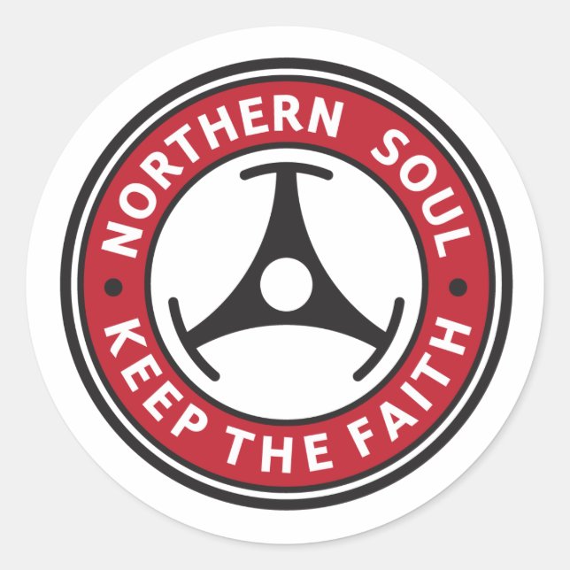 Sticker Rond Âme du Nord : Gardez la foi (Devant)